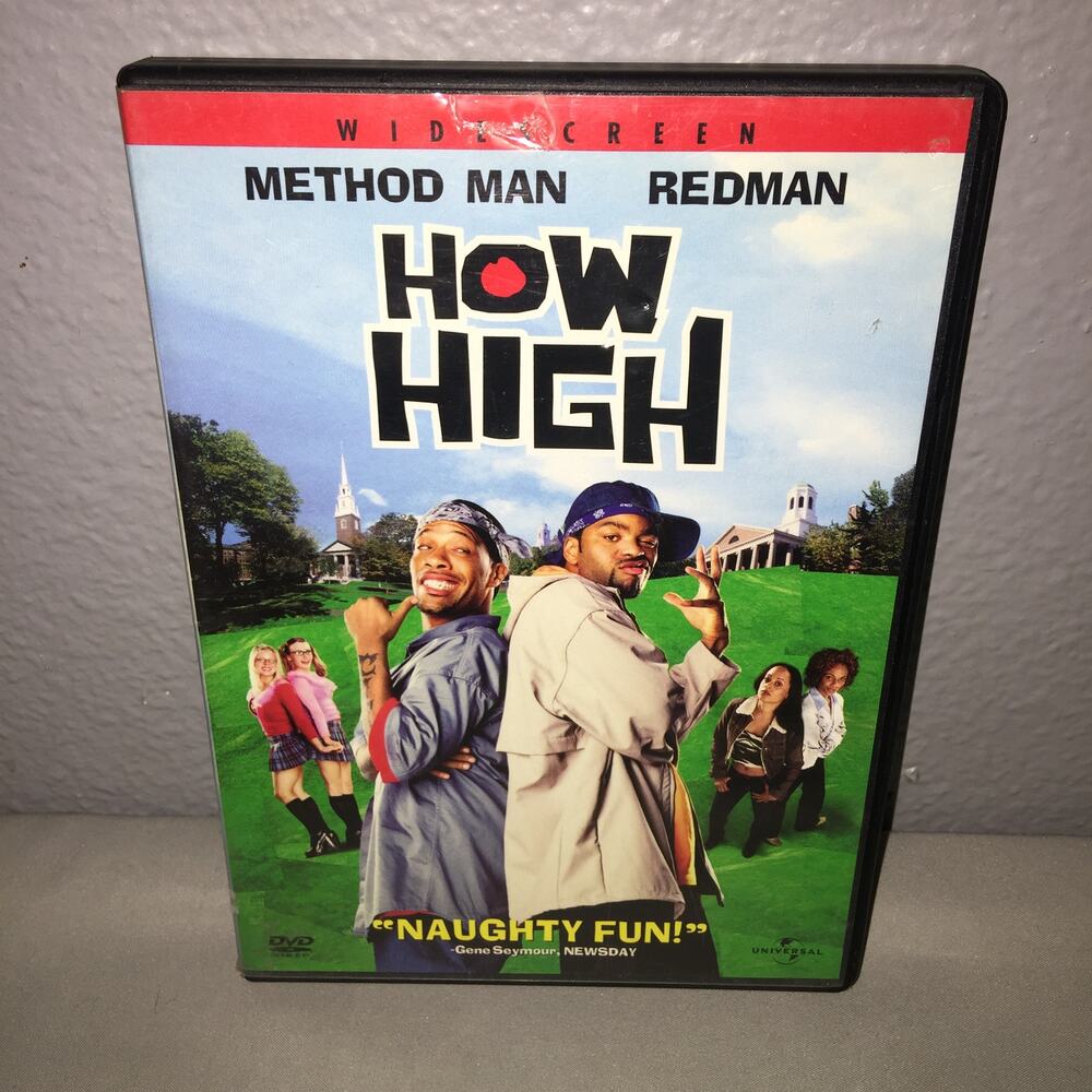 Dvd Used How High Widescreen Universal Method Man Redman Works Disc Scratched